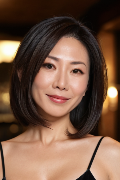 Tarjeta de personaje realista de Atsuko Kimura