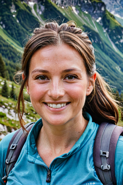 Hailey Bergmann tarjeta de personaje realista