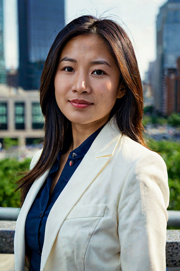 Tarjeta de personaje realista de Jessica Wong